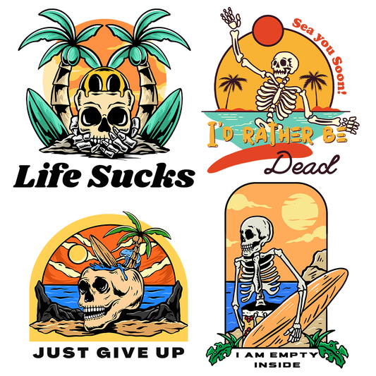 Life Sucks Sticker Pack